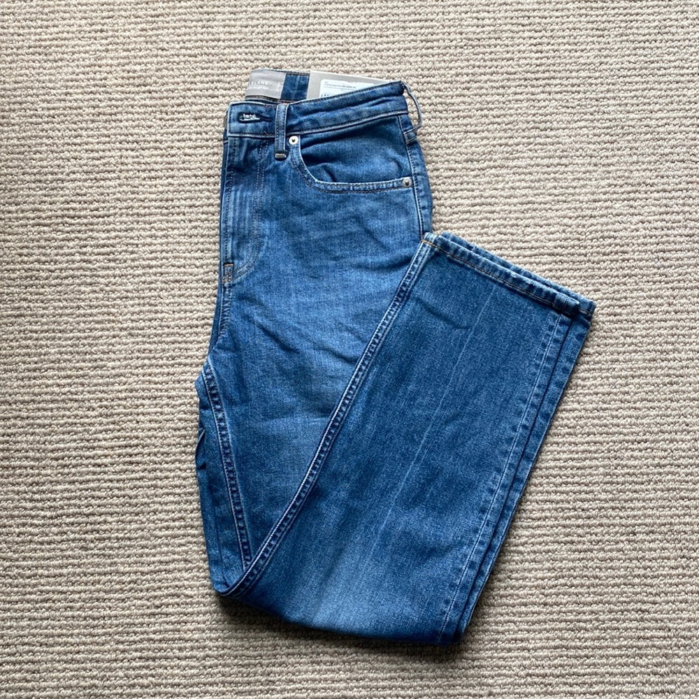 Everlane high rise straight jean